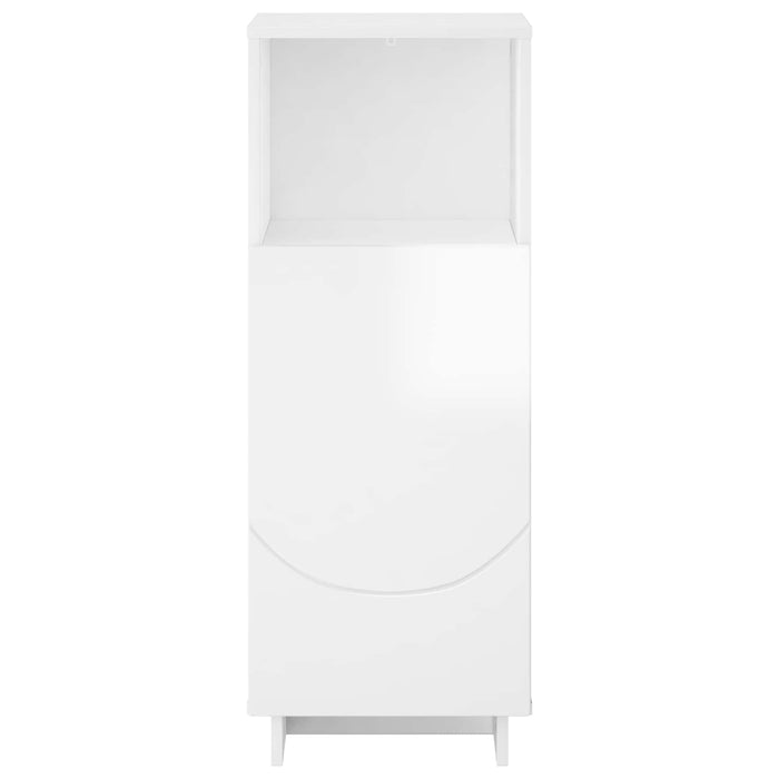 Dulap pentru baie Alb foarte lucios 36,5 x 38 x 95 cm WALTI