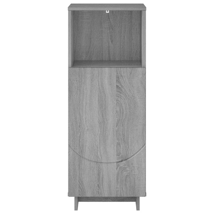 Dulap pentru baie Sonoma gri 36,5 x 38 x 95 cm Lemn prelucrat WALTI