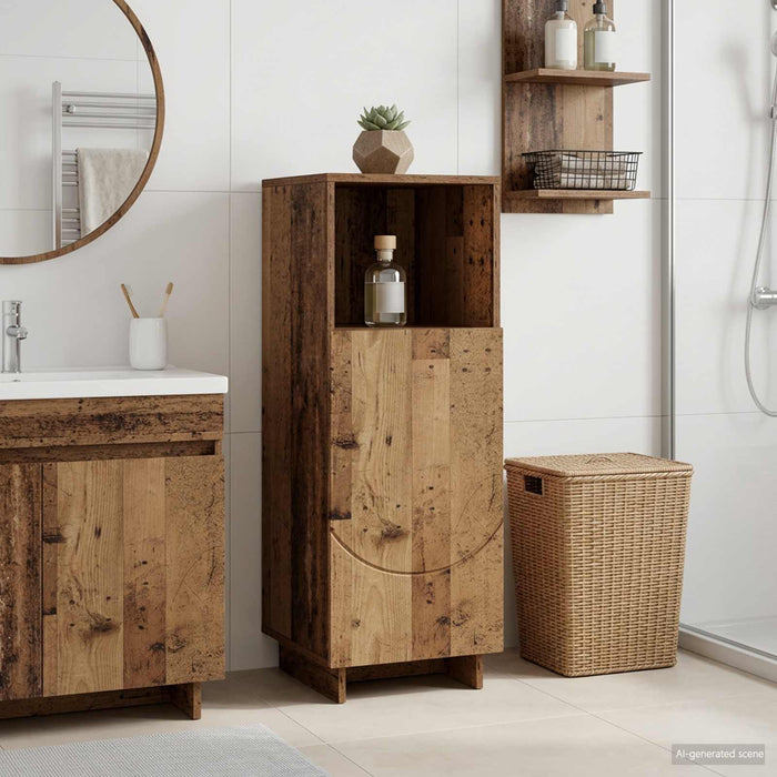 Dulap pentru baie Lemn vechi 36,5 x 38 x 95 cm Lemn prelucrat WALTI