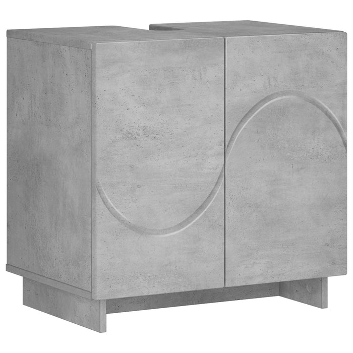 Dulap de baie Gri Beton 60 x 41 x 58 cm Lemn prelucrat WALTI