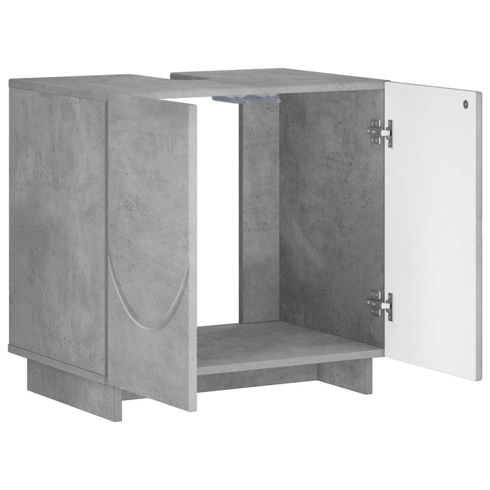 Dulap de baie Gri Beton 60 x 41 x 58 cm Lemn prelucrat WALTI
