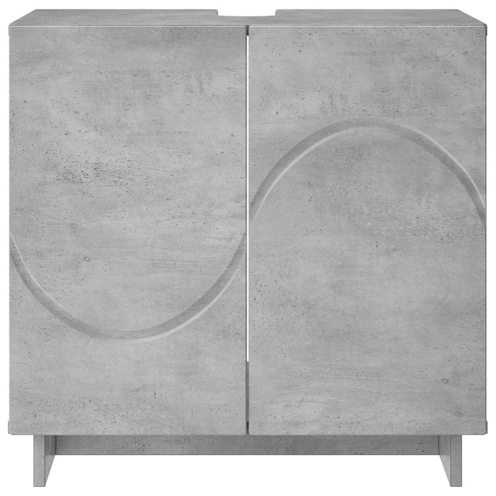 Dulap de baie Gri Beton 60 x 41 x 58 cm Lemn prelucrat WALTI