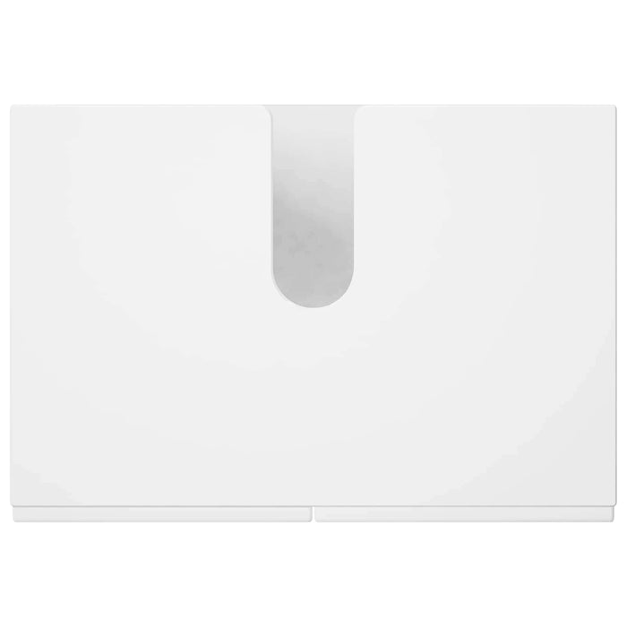 Dulap de baie Alb foarte lucios 60 x 41 x 58 cm Lemn prelucrat WALTI