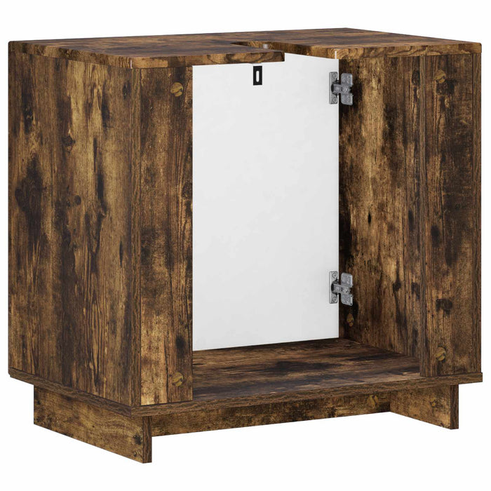 Dulap de baie Stejar fumuriu 60 x 41 x 58 cm Lemn prelucrat WALTI
