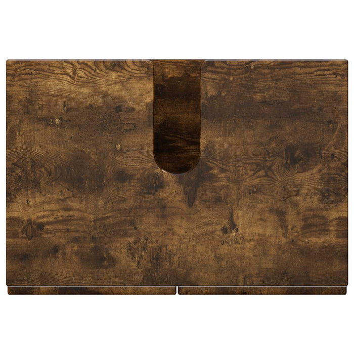 Dulap de baie Stejar fumuriu 60 x 41 x 58 cm Lemn prelucrat WALTI