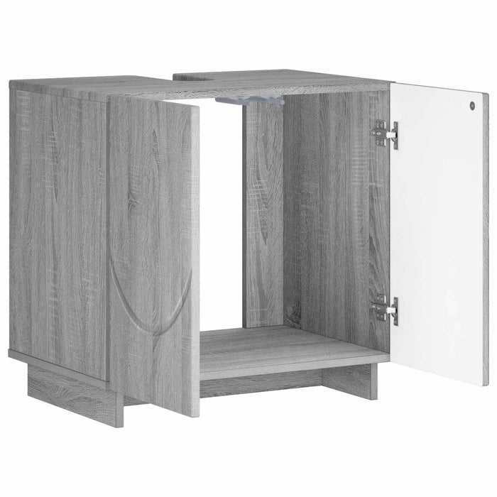 Dulap de baie Sonoma gri 60 x 41 x 58 cm Lemn prelucrat WALTI