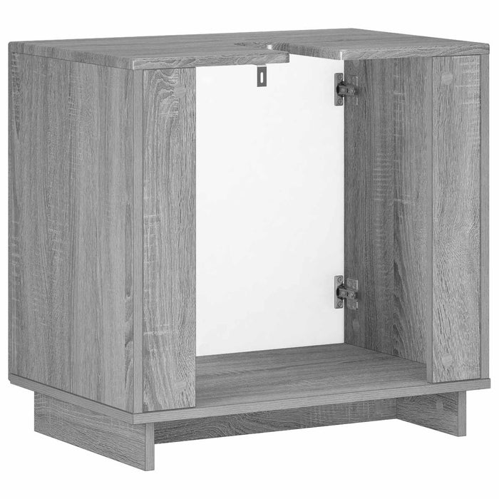 Dulap de baie Sonoma gri 60 x 41 x 58 cm Lemn prelucrat WALTI