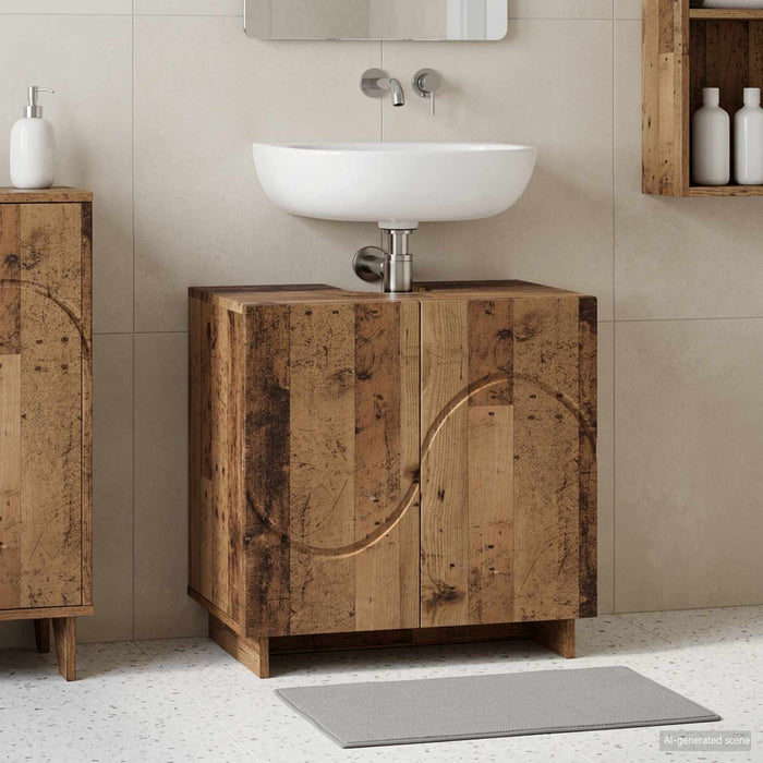 Dulap de baie Lemn vechi 60 x 41 x 58 cm Lemn prelucrat WALTI