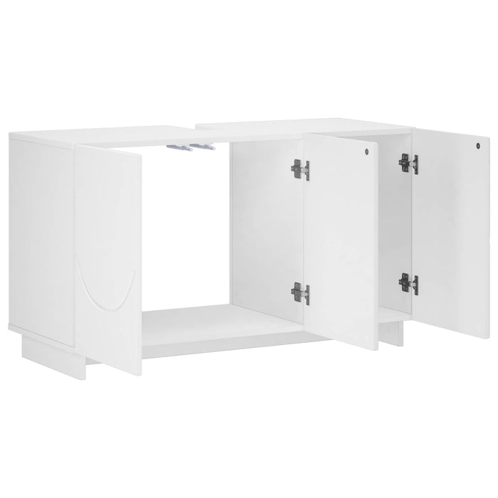 Dulap de baie Alb 101 x 41 x 58 cm Lemn prelucrat WALTI
