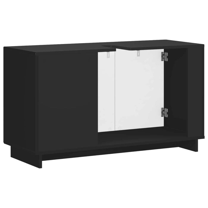 Dulap de baie Negru 101 x 41 x 58 cm Lemn prelucrat - WALTI WALTI