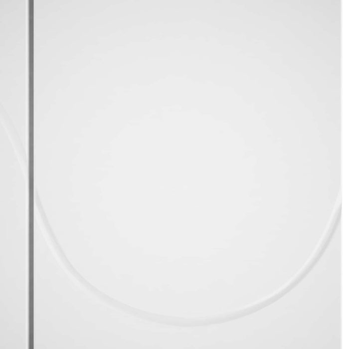 Dulap de baie Alb foarte lucios 101 x 41 x 58 cm Lemn prelucrat WALTI