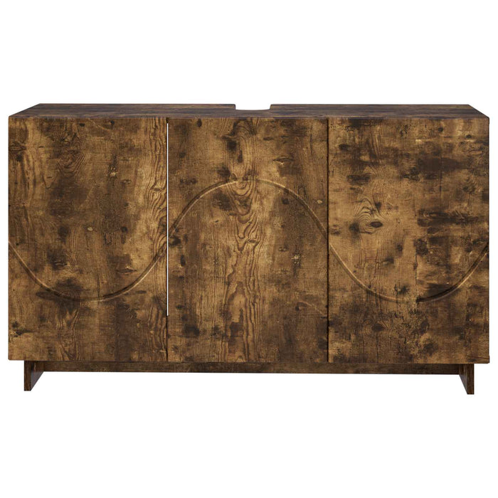 Dulap de baie Stejar fumuriu 101 x 41 x 58 cm Lemn prelucrat WALTI