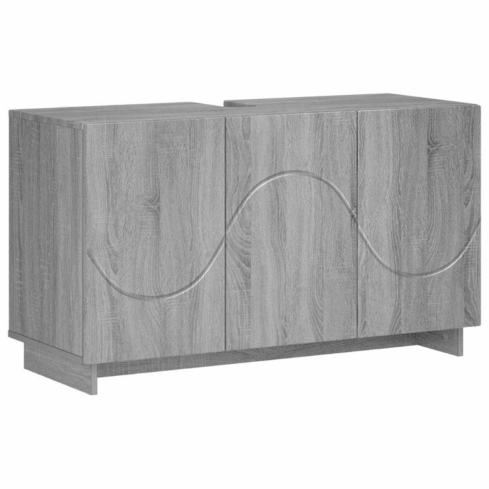 Dulap de baie Sonoma gri 101 x 41 x 58 cm Lemn prelucrat WALTI