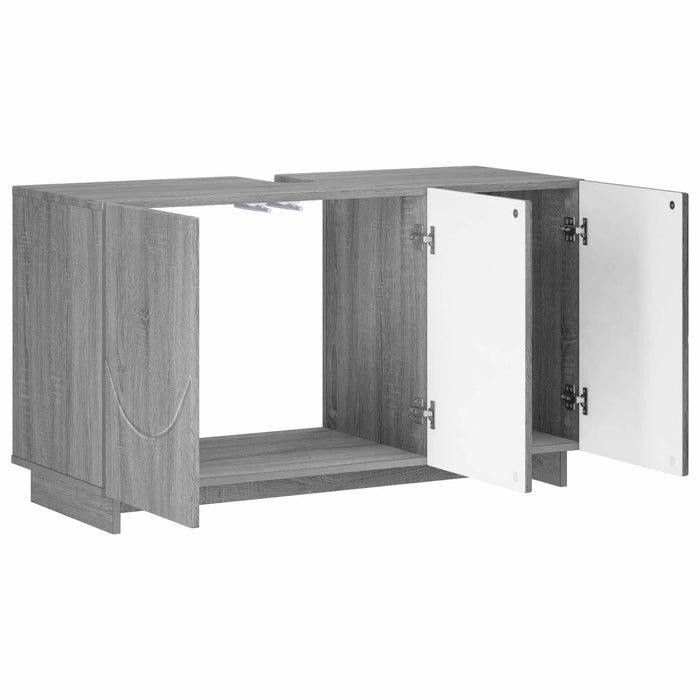 Dulap de baie Sonoma gri 101 x 41 x 58 cm Lemn prelucrat WALTI