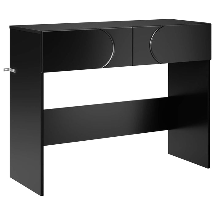 Masă de consolă Negru 96,5 x 38 x 75 cm Lemn prelucrat - WALTI WALTI