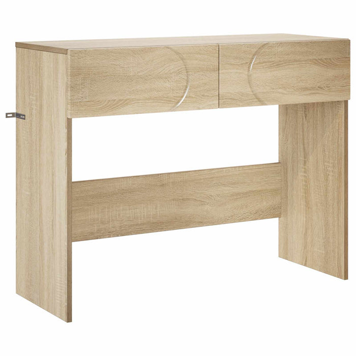 Masă de consolă Stejar Sonoma 96,5 x 38 x 75 cm Lemn prelucrat - WALTI WALTI