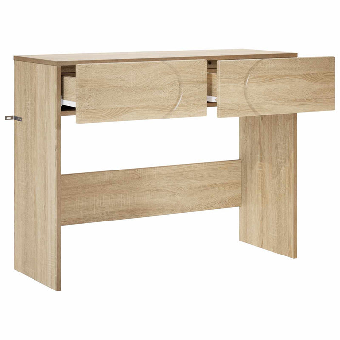 Masă de consolă Stejar Sonoma 96,5 x 38 x 75 cm Lemn prelucrat - WALTI WALTI