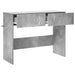 Masă de consolă Gri Beton 96,5 x 38 x 75 cm Lemn prelucrat - WALTI WALTI