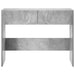 Masă de consolă Gri Beton 96,5 x 38 x 75 cm Lemn prelucrat - WALTI WALTI