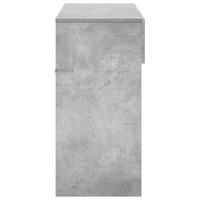Masă de consolă Gri Beton 96,5 x 38 x 75 cm Lemn prelucrat - WALTI WALTI