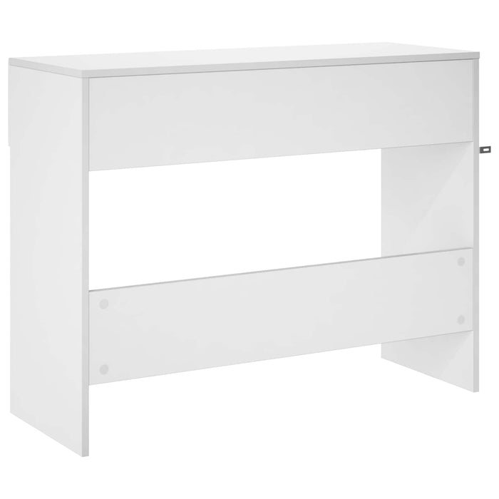 Masă de consolă Alb foarte lucios 96,5 x 38 x 75 cm - WALTI WALTI