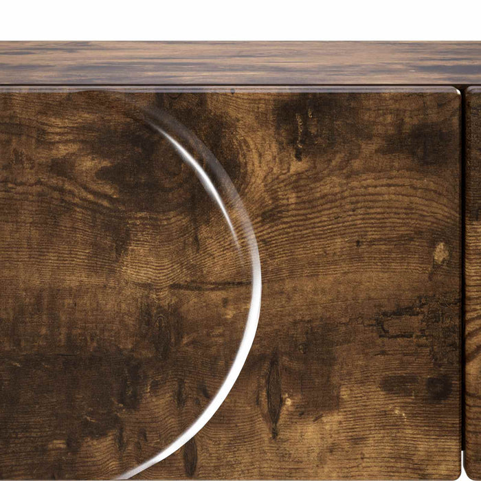 Masă de consolă Stejar fumuriu 96,5 x 38 x 75 cm Lemn prelucrat - WALTI WALTI
