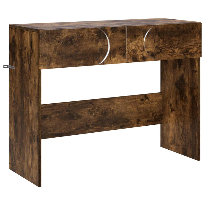 Masă de consolă Stejar fumuriu 96,5 x 38 x 75 cm Lemn prelucrat - WALTI WALTI