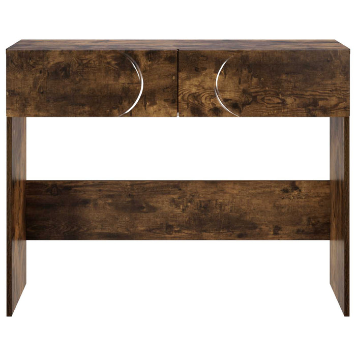 Masă de consolă Stejar fumuriu 96,5 x 38 x 75 cm Lemn prelucrat - WALTI WALTI