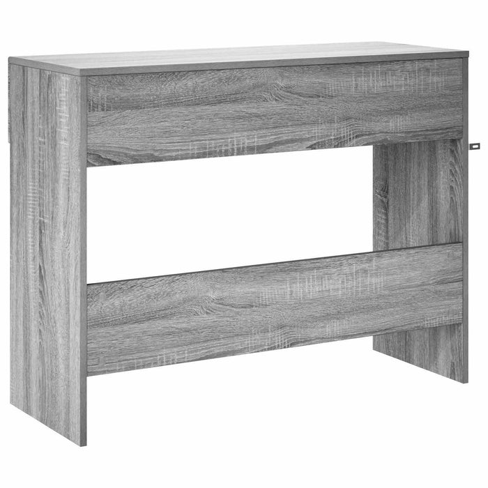 Masă de consolă Sonoma gri 96,5 x 38 x 75 cm Lemn prelucrat - WALTI WALTI
