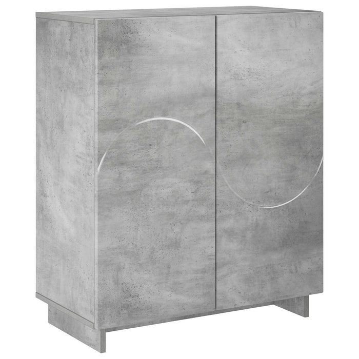Dulap pantofi 73 x 38 x 87,5 cm Lemn prelucrat Gri Beton WALTI