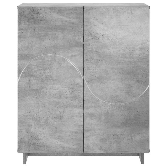 Dulap pantofi 73 x 38 x 87,5 cm Lemn prelucrat Gri Beton WALTI