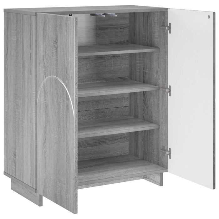 Dulap pantofi 73 x 38 x 87,5 cm Lemn prelucrat Sonoma gri WALTI