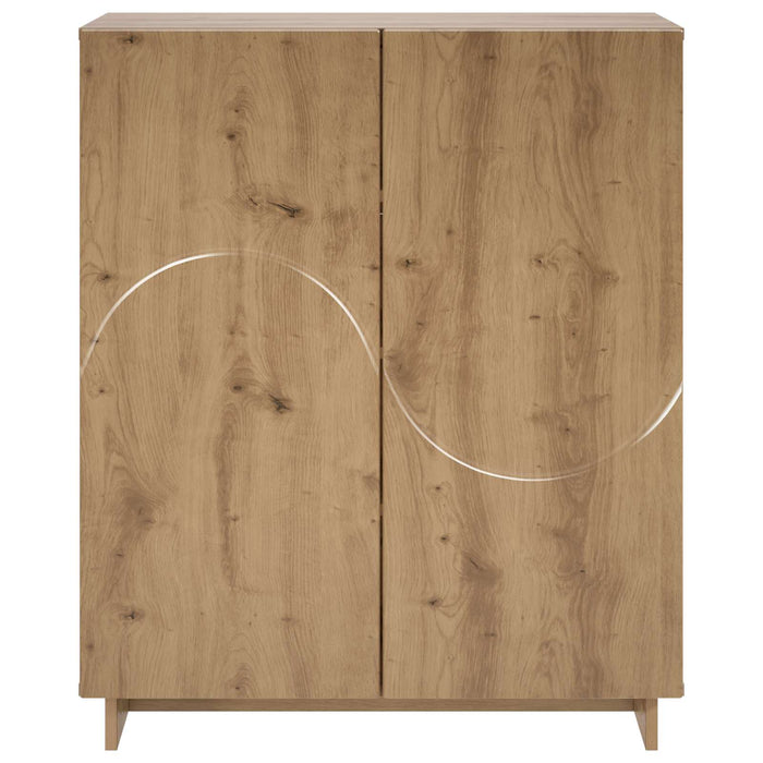 Dulap pantofi 73 x 38 x 87,5 cm Lemn prelucrat Stejar Artizanal WALTI