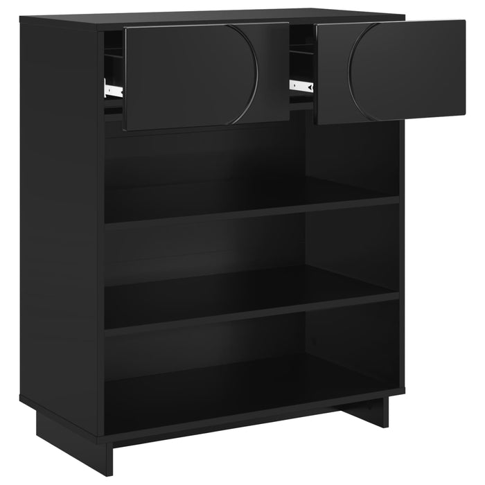 Dulap de pantofi 73 x 38 x 87,5 cm Lemn prelucrat Negru WALTI