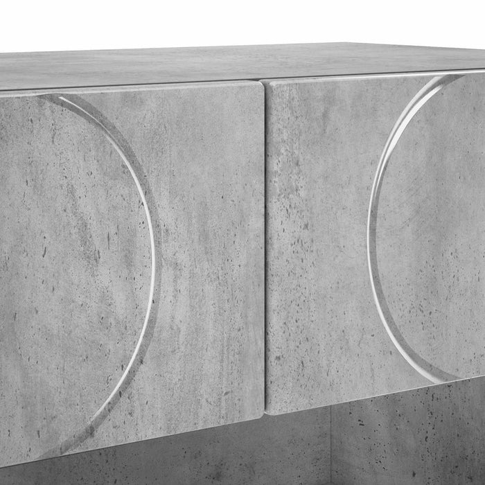 Dulap de pantofi 73 x 38 x 87,5 cm Lemn prelucrat Gri Beton WALTI
