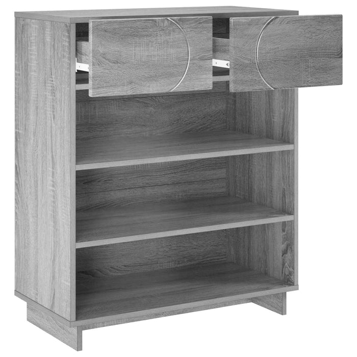 Dulap de pantofi 73 x 38 x 87,5 cm Lemn prelucrat Sonoma gri WALTI