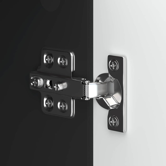 Dulap pentru pantofi 48 x 38 x 87,5 cm Lemn prelucrat Negru WALTI