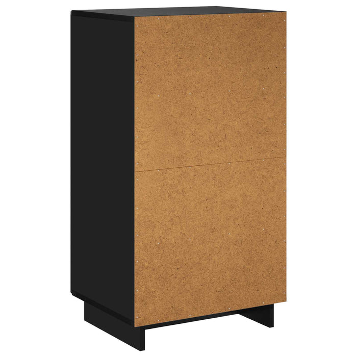 Dulap pentru pantofi 48 x 38 x 87,5 cm Lemn prelucrat Negru WALTI