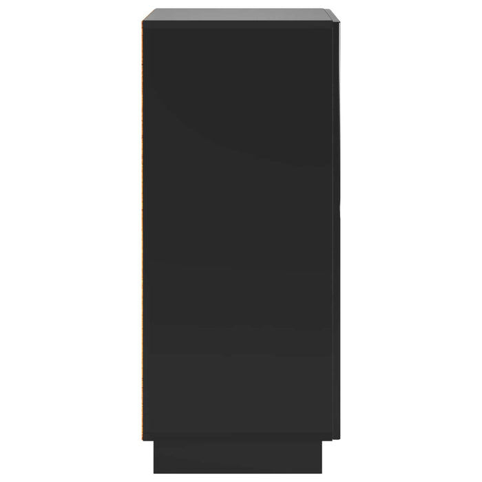 Dulap pentru pantofi 48 x 38 x 87,5 cm Lemn prelucrat Negru WALTI