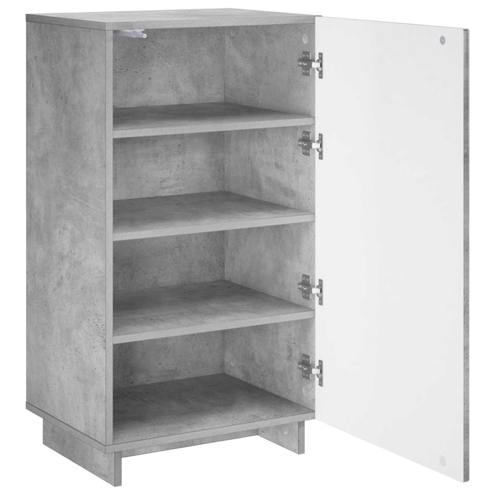 Dulap pentru pantofi 48 x 38 x 87,5 cm Lemn prelucrat Gri Beton WALTI