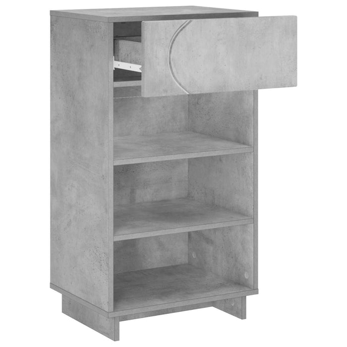 Dulap pentru pantofi 48 x 38 x 87,5 cm Lemn prelucrat Gri Beton WALTI