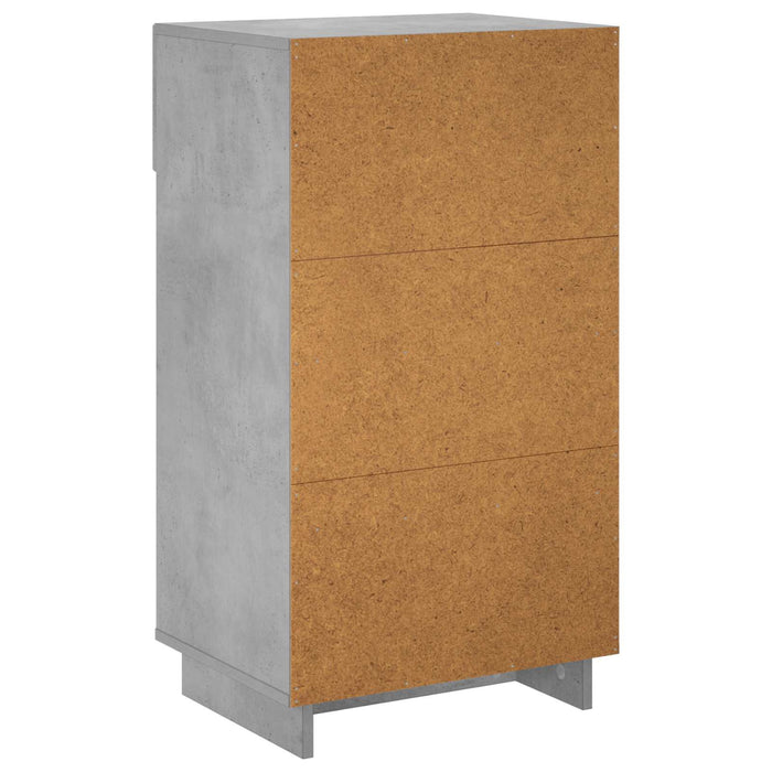 Dulap pentru pantofi 48 x 38 x 87,5 cm Lemn prelucrat Gri Beton WALTI