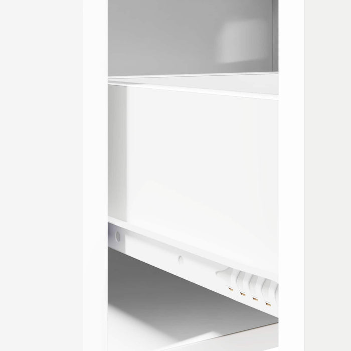 Mese de noptieră Alb 40 x 30 x 60 cm Lemn prelucrat WALTI