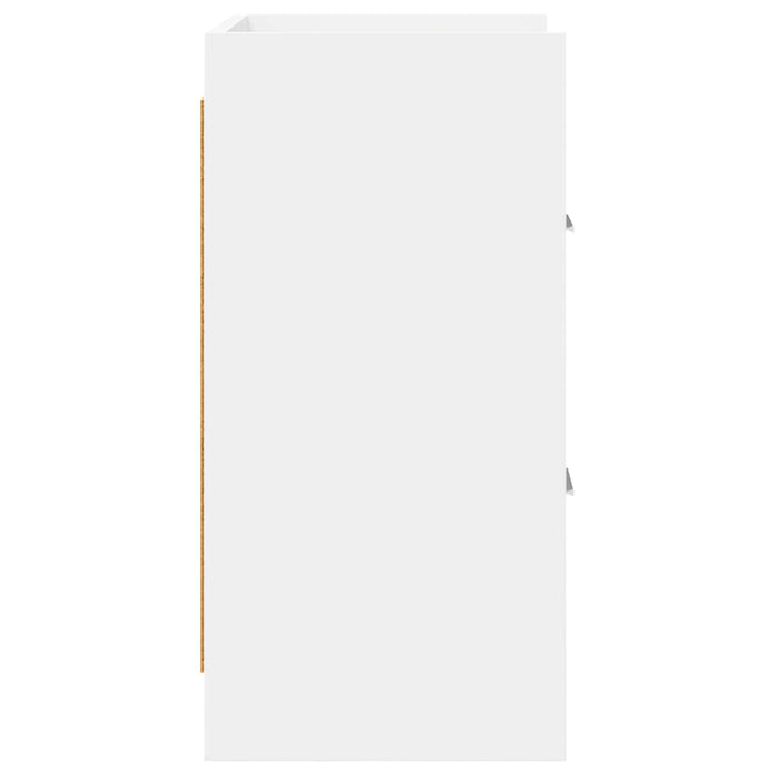 Mese de noptieră Alb 40 x 30 x 60 cm Lemn prelucrat WALTI