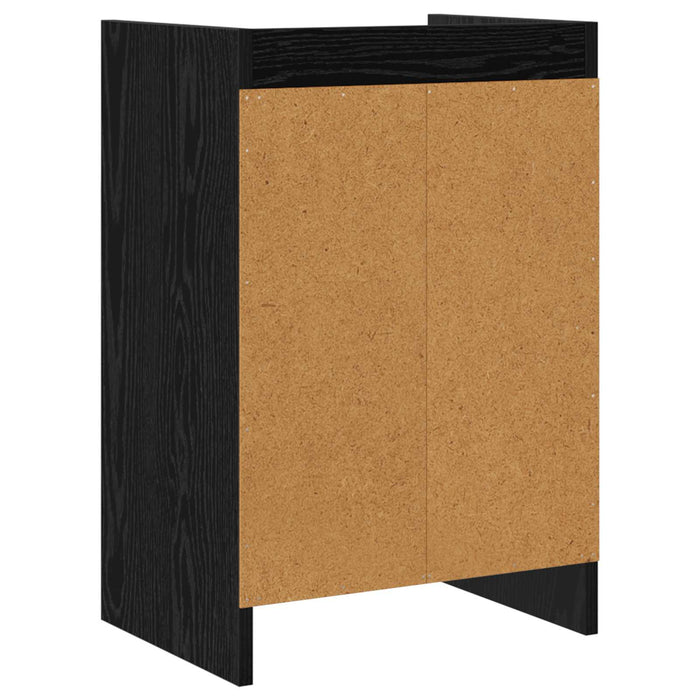 Mese de noptieră 2 pcs Stejar Negru 40 x 30 x 60 cm WALTI