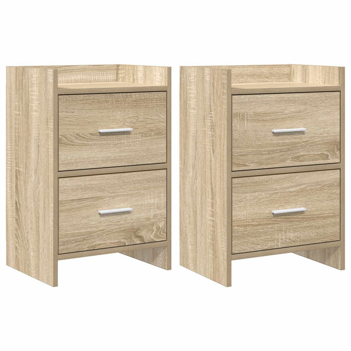 Mese de noptieră 2 pcs Stejar Sonoma 40 x 30 x 60 cm WALTI
