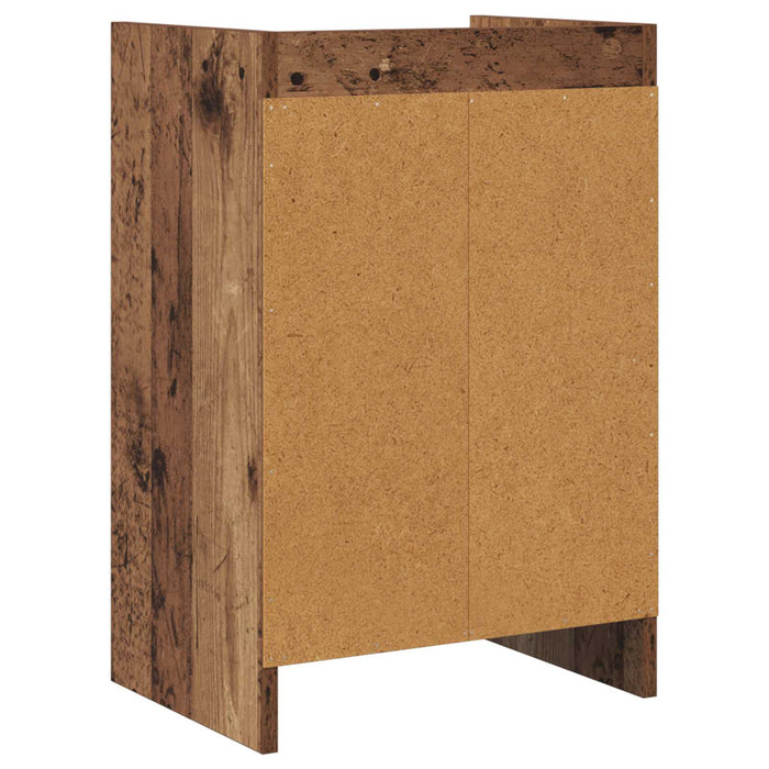 Mese de noptieră 2 pcs Lemn vechi 40 x 30 x 60 cm WALTI