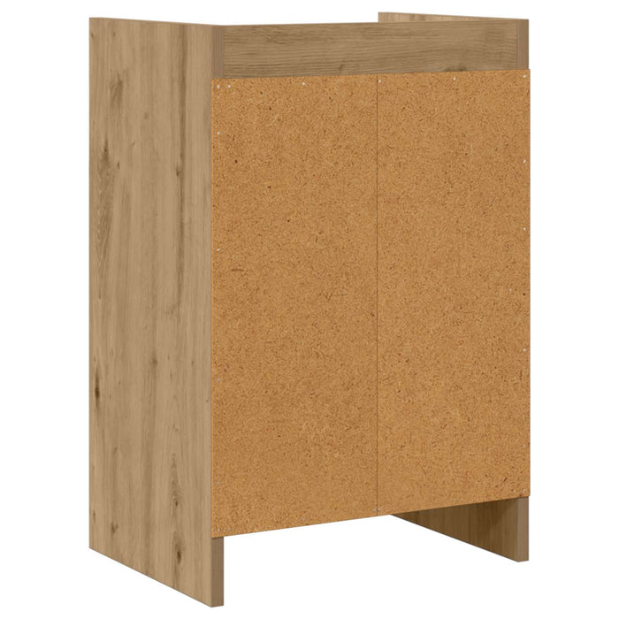 Mese de noptieră Stejar Artizanal 40 x 30 x 60 cm WALTI