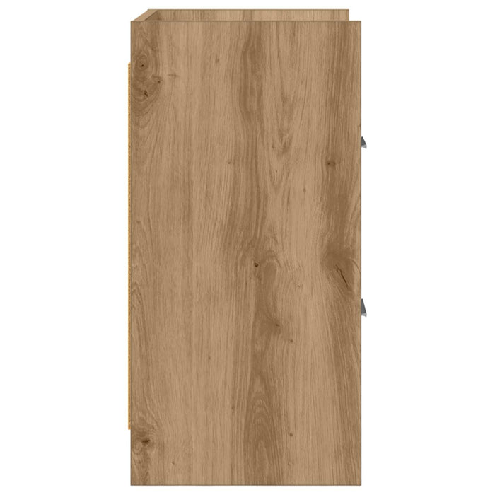Mese de noptieră 2 pcs Stejar Artizanal 40 x 30 x 60 cm WALTI