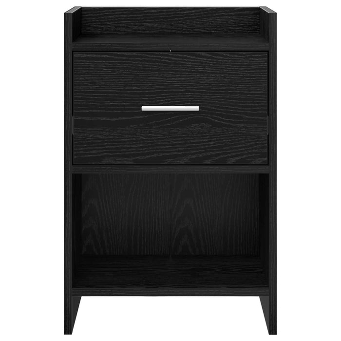 Mese de noptieră 2 pcs Stejar Negru 40 x 30 x 60 cm WALTI